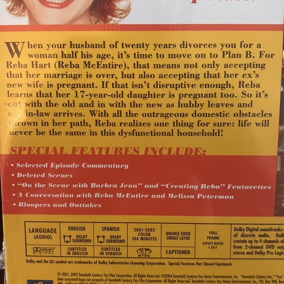 Reba Season One DVD Set **NWT - SEALED** - Picture 6 of 7